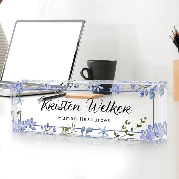 Desk Name Plate Personalized, Custom Name Plate - Image 4