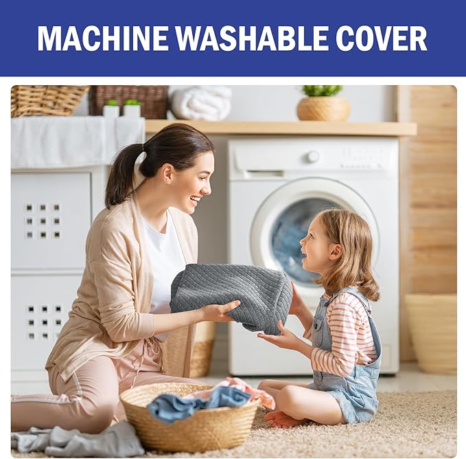 HOMBYS Lumbar Support Pillow for Recliner Chair, Memory Foam Back Support - Image 8
