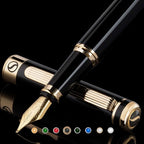 Scriveiner Personalized Black Fountain Pen - Image 8