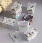 WYT 6-Pack Clear 7 Quart Storage Latch Box/Bins, Plastic Stackable Latching Box - Image 6