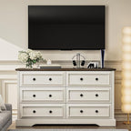 VVFLU Farmhouse 6 Drawer Dresser - Image 4