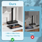 touch lamps for nightstand set of 2, lamp, side view