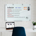 Glass Dry Erase Board, 36 x 24 Inches Magnetic Glass Whiteboard - Image 6