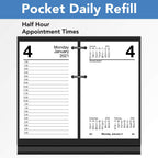 2021 Daily Desk Calendar Refill by AT-A-GLANCE, 3-1/2" x 6", Loose-Leaf (E7175021)
