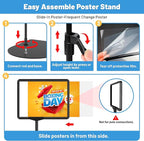 VAIIGO Sign Holder Stand 8.5 x 11, Adjustable Poster Stand - Image 5