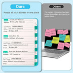 Address Book with Alphabetical Tabs, Hardcover Telephone Book, Hardback Cover - Image 5