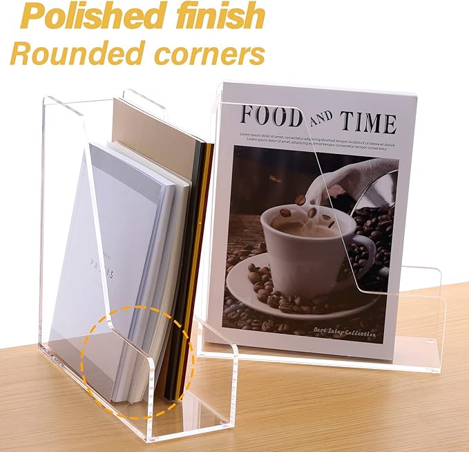 SANRUI Acrylic Magazine File Holders, Classroom Organization and Storage - Image 7