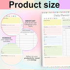 ADHD Daily Planner Notepad Daily Planner Desk Pad & Task Management Notepad to - Image 6