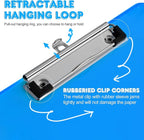 Clipboards, HERKKA 25 Pack Plastic Office Clipboards - Image 3