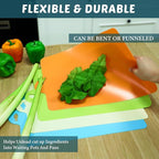 20 Pcs Flexible Cutting Board Mats Plastic Cutting Mats Non Slip Chopping Board - Image 4