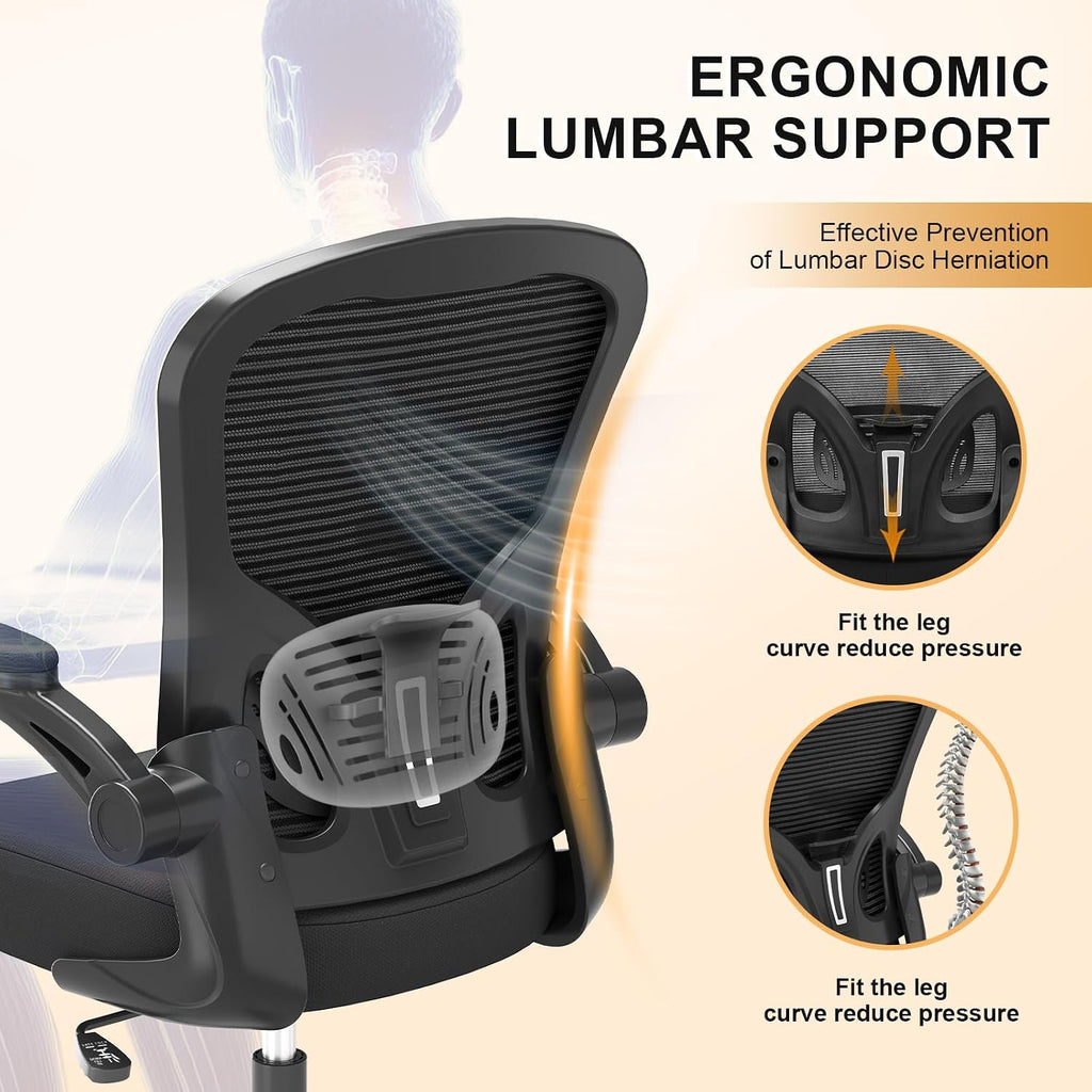 office chair, ergonomic desk chairs 330lbs capacity high, view 10