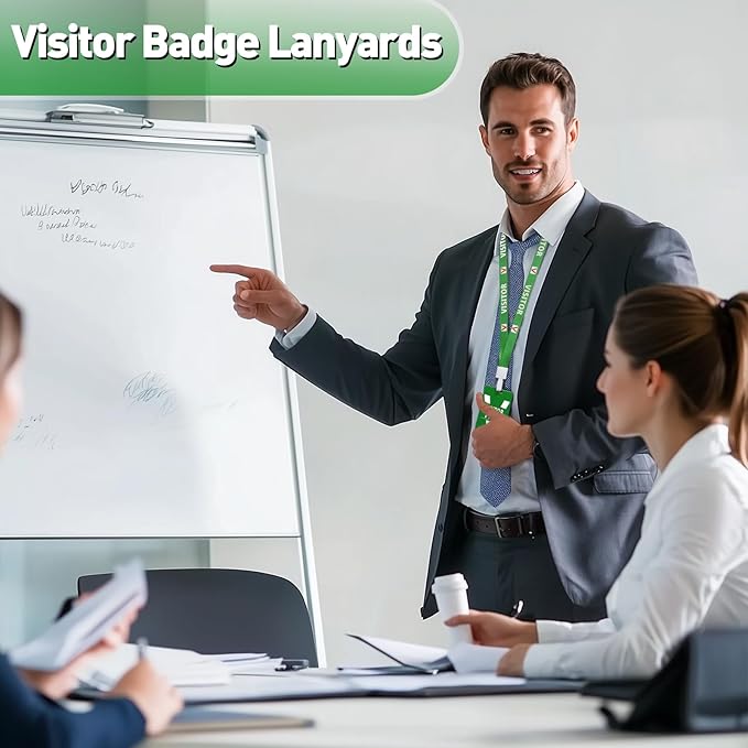 Visitor Badge Lanyards Volunteer Badge Holder - Image 7
