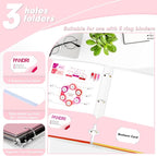 Two Pocket Portfolio Folders, PANDRI 60 Pack 3 Hole Punched 2 Pocket Folders - Image 4