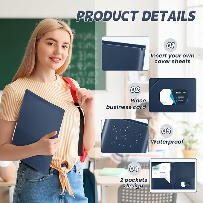 Henoyso 36 Pcs Plastic Folders - Image 3