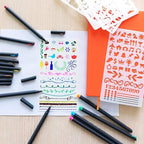Tebik 80 Pack Planner Colored Pens, 72 Colors Drawing Pens - Image 8