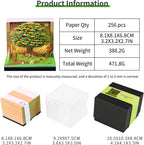 3D Time Piece Calendar, 2027 Desk Calendar With LED Light, 3d Tree Memo Pad Creative Desk Calendar, Christmas Gift for Colleague Friend, Desktop Decoration (Osmanthus Tree)