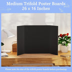 AKONEGE 6Pcs Medium Trifold Poster Board, Presentations, Science Fair, Photo - Image 3
