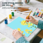 Cardstock 8.5 X 11, 40 Sheets Light Blue Card Stock, 75lb/ 200gsm Copy Paper - Image 6