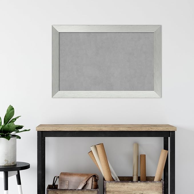 Amanti Art Silver Framed Magnetic Board 24x36 Large Vision Board - Image 5