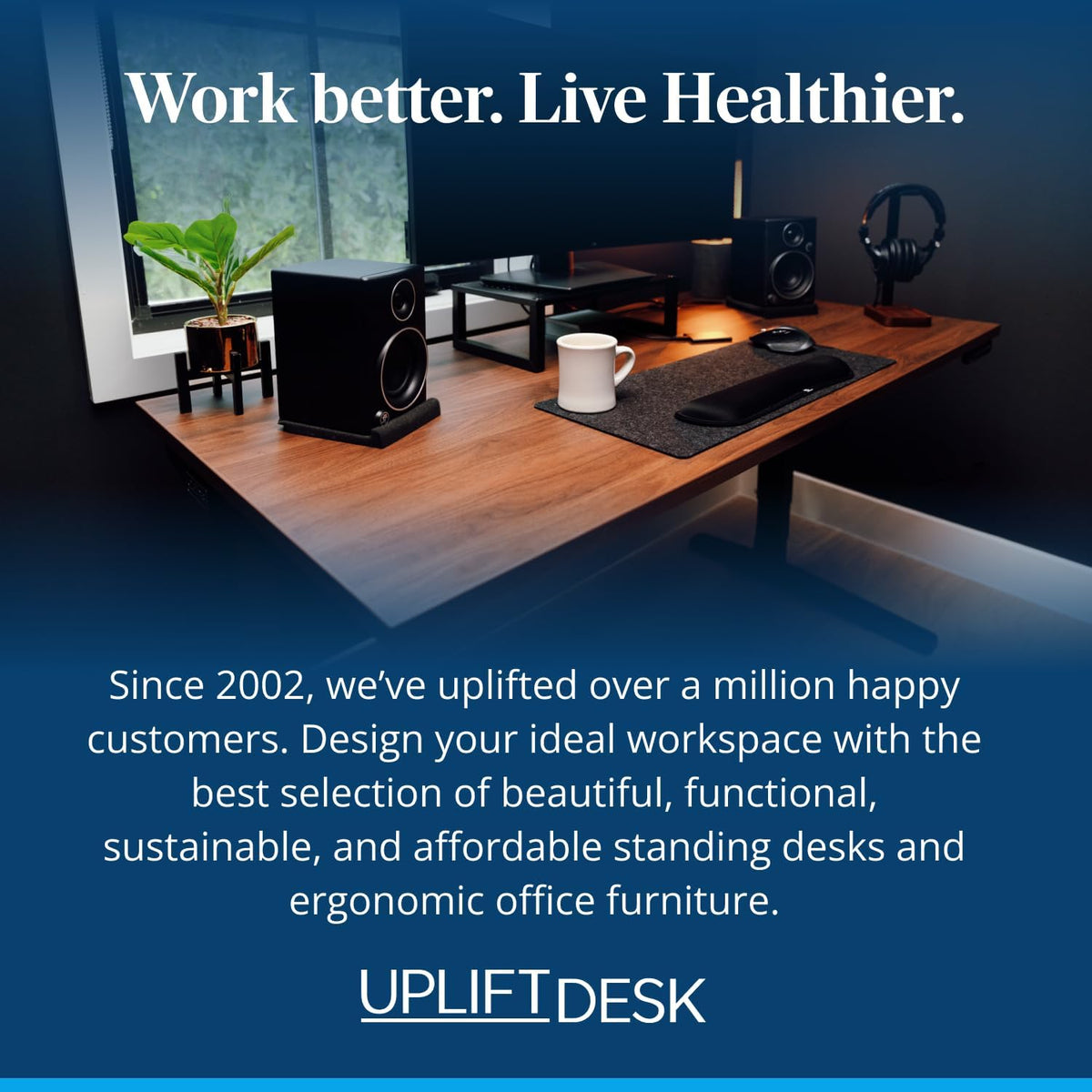 UPLIFT DESK E7 LED Desk Lamp with Clamp - Adjustable 3 Color Modes, Dimmable ...