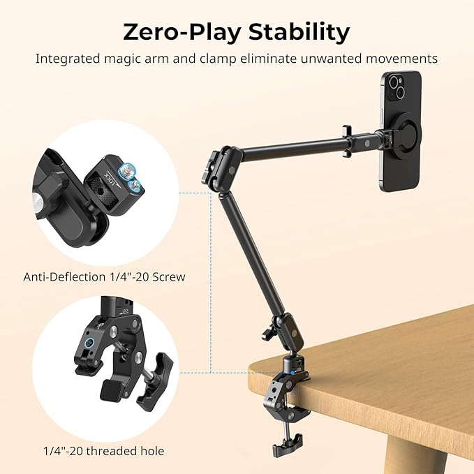 SMALLRIG Desktop Clamp Magic Arm Kit - Image 7
