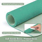 Boutilon Leather Desk Pad Protector, Non-Slip Mouse Pad, Laptop Desk Pad - Image 4