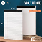 White Legal Note Pads 8.5X 11'', 24 Pack Legal Paper Note Pads, Micro - Image 2