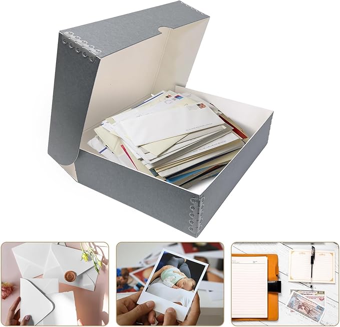 Lineco, 9x12 Clamshell Archival Folio Storage Box, Acid-Free - Image 2