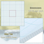 Ctosree 3 Pcs 8.5 x 11 Quadrille Pads 10 Squares Per Graph Paper Pad Back to - Image 3