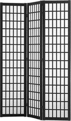 VEVOR Room Divider, 3 Panel Japanese Room Divider, Wood Folding Privacy Screen - Image 9