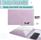 Mr. Pen- Plastic Folders with Pockets, 5 pcs | Aesthetic File Folder with Business Card Slot, 2-Pocket Folder, Back to School, Office, Filing Supplies