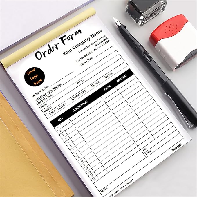 Custom Invoice Book in 3-Part /2-Part Receipt Book - Image 3