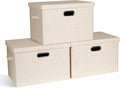 Graciadeco Large 17" 36 Quart Collapsible Stackable Storage Bins by GraciadecoStorage