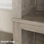 IDEALHOUSE 71" Farmhouse Bookshelf w/Adjustable Shelves & 31.5 in Whidth - Image 5