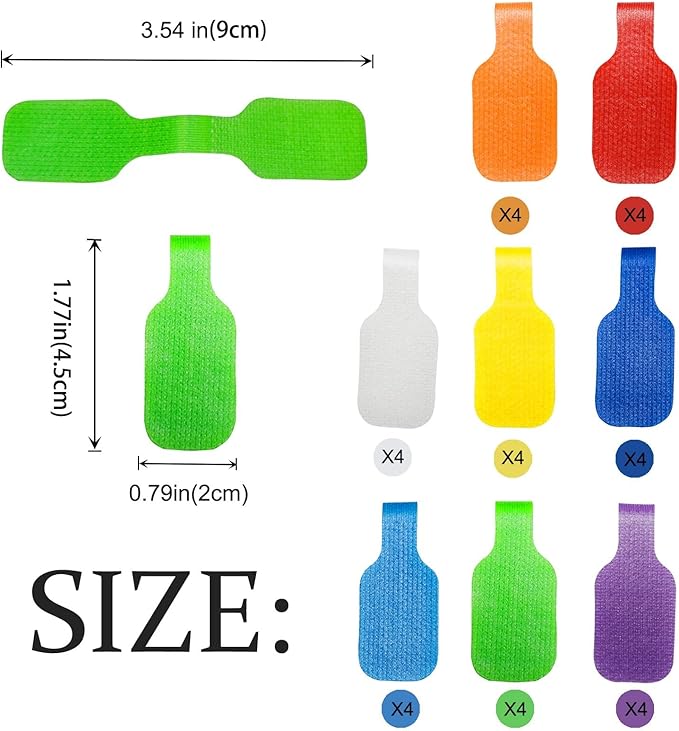32-Pack Reusable Cable Labels - Image 2