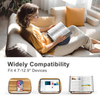 ERGONOV Lap Book Stand for Hands Free Reading Comfortable Pillow Stand | Minimize Neck Strain Perfect Idea for Book Lovers in Dorm Room or Anywhere Else with Bookseat(Gray)