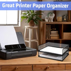 2 Pack Stackable Letter Tray, Wire Mesh Desk File Organizer Metal Desktop Paper - Image 7