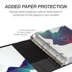 Samsill Economy 2 Inch 3 Ring Binder Bulk Pallet, Made in The USA, Round Ring - Image 7