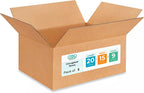 Large Moving & Shipping Boxes 20 x 15 x 9 inches