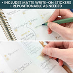 bloom daily planners Metallic Calendar Essentials Planner Stickers - 8 Sheets, 1629 Stickers Per Pack! - Aesthetic Monthly Headings, Dates, Icons, Etc. - Gold Foil