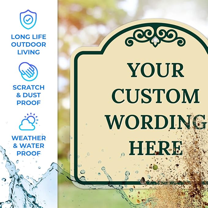 Custom Decorative Sign, Personalized Metal Sign - Image 8