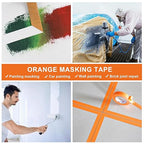 BOMEI PACK Orange Painters Tape 1 Inch - Image 3