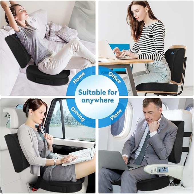 CloudBliss Seat Cushion, Office Chair Cushion, Car Seat Cushion, Lumbar Support - Image 7