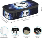 SNAPMADE Soccer Ball Pencil Box Sports Pencil Case - Image 3