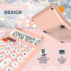 CATIGA 12 Digit Desktop Calculator Basic Desk Calculator - Image 6