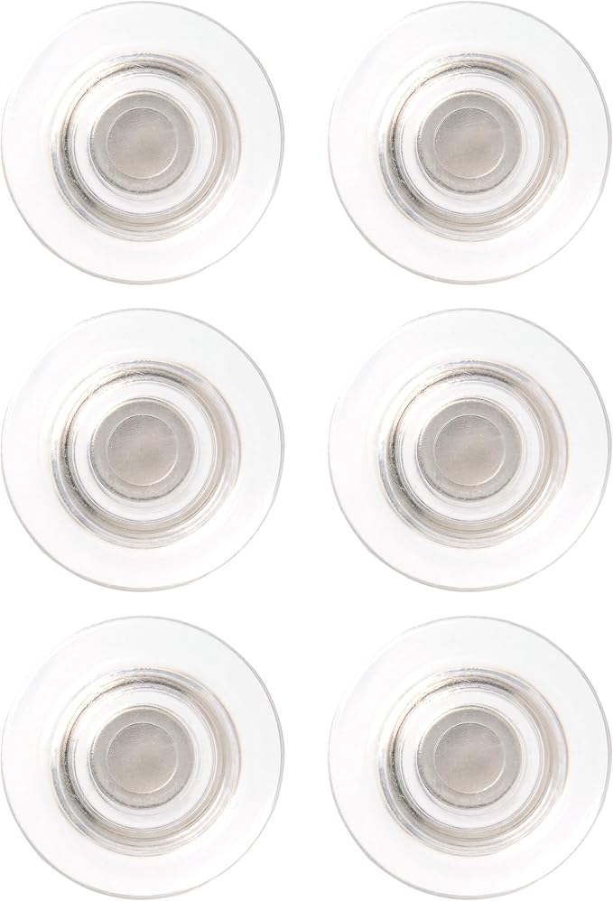 Quartet Strong Magnets, Glass Whiteboard, Dry Erase Board, 6 Pack by Quartet