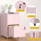 SteeLoong 2 Drawer File Cabinet - Image 5