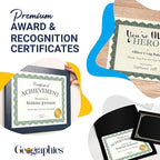 Geographics Recycled Blank Parchment Certificate Paper, 8.5 x 11, Optima Green - Image 3