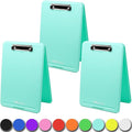 Think2Master Teal Plastic Storage Clipboard. | 25% Heavier & Sturdier| Heavy by Think2Master