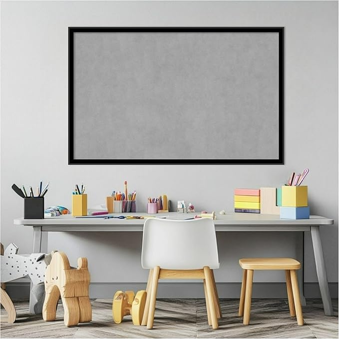 Amanti Art Black Framed Magnetic Board 21x33 Large Vision Board - Image 5